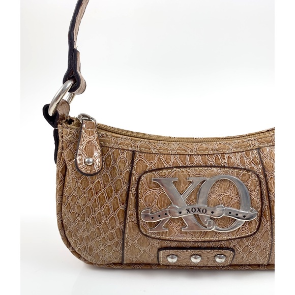❌SOLD❌ 90’s XOXO nude faux snakeskin mini purse - Picture 8 of 8